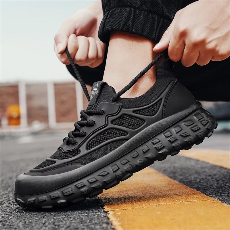 Yierkang Men s Breathable Mesh Chunky Casual Sneakers 41