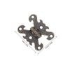 10 Pièces Mini Charnières Décoratives Vintage Rétro Alliage de Zinc Fer pour Boîte à Bijoux Coffre en Bois Boîte à Cigares Armoire Quincaillerie Meuble DIY