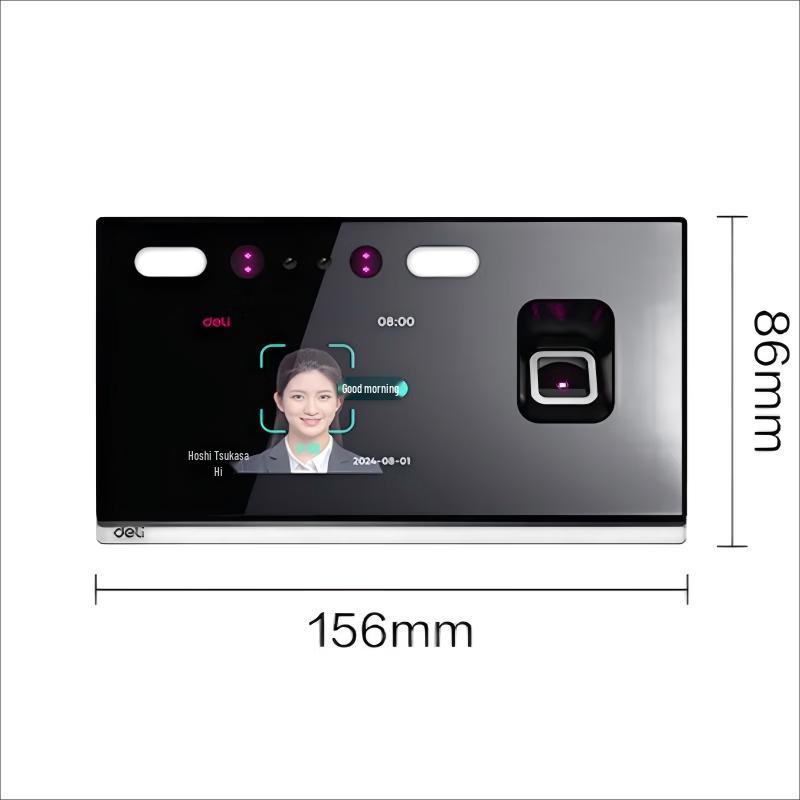 Deli Smart Face & Fingerprint Time Clock D63W