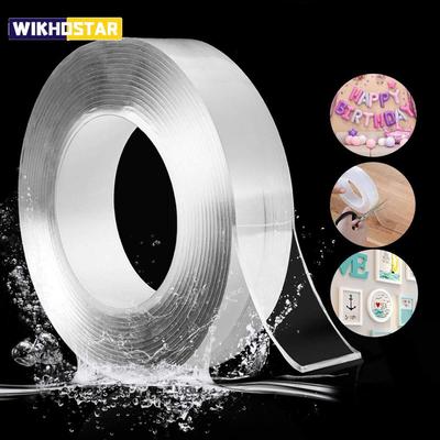 1/3/5M Nano Tape Doppelseitiges Klebeband Nano Traceless Sticker Transparentes Klebeband Wiederverwendbarer wasserdichter Klebebandkleber