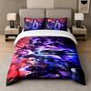 3Pcs Bed Set,Solo Leveling 1 Duvet Cover and 2 Pillowcases, Printed Bedding Decor For Guest Room