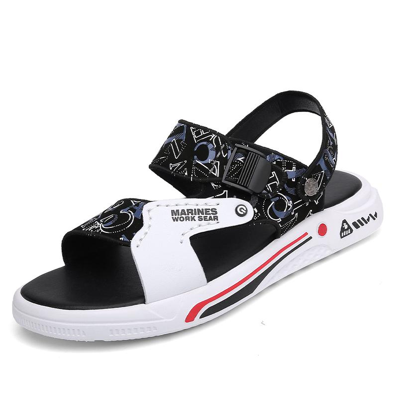 

Мужские сандалии из дышащего парусинового летнего повседневного ботинка, удобные мужские тапочки, мода 2022 года, новейшие мужские пляжные сандалии 38