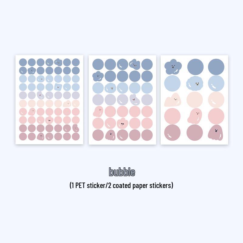 

Мистер. Бумажная летняя серия свежих соленых наклеек - креативный материал для DIY-журнала, 3 листа