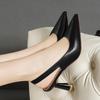 Fashion Elegant Wear-resistant Bag-toe Casual Back Strap Sandals Women Sandals 2025 New Summer Fashionable Comfortable High Heels Shoes