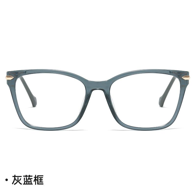 TM new European and American fashion trend tr metal mixed flat mirror can be matched with myopia frame glasses