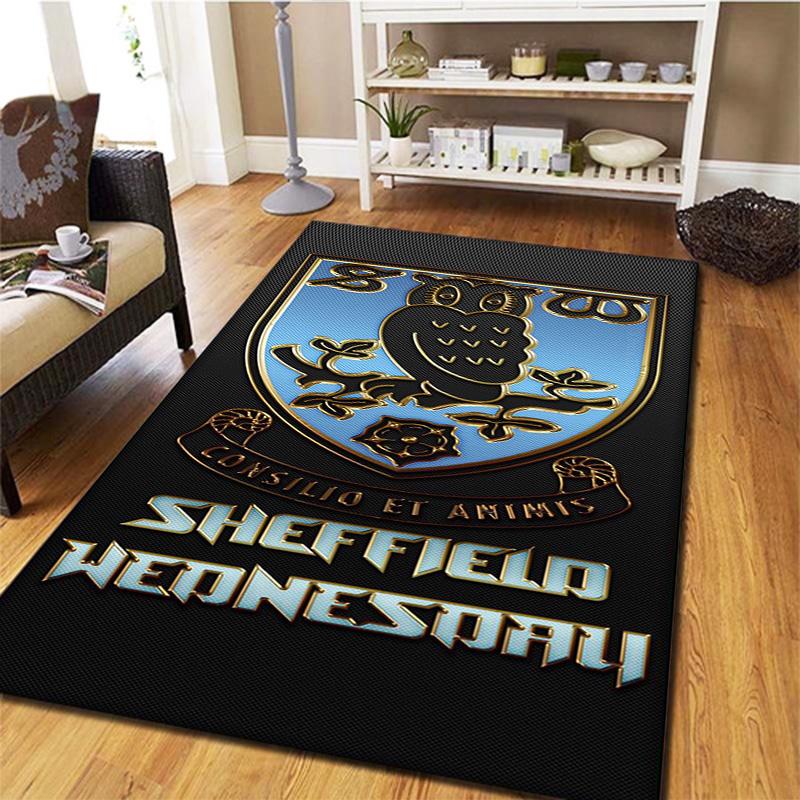 Sheffield Wednesday Football Club Carpet Rug for Living Room Bedroom Home Sofa Decoration,Kids play Non-slip Floor Mat