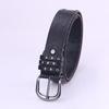 Pin buckle belt Women's high-end jeans Skirt Versatile decorative belt Solid buckle belt