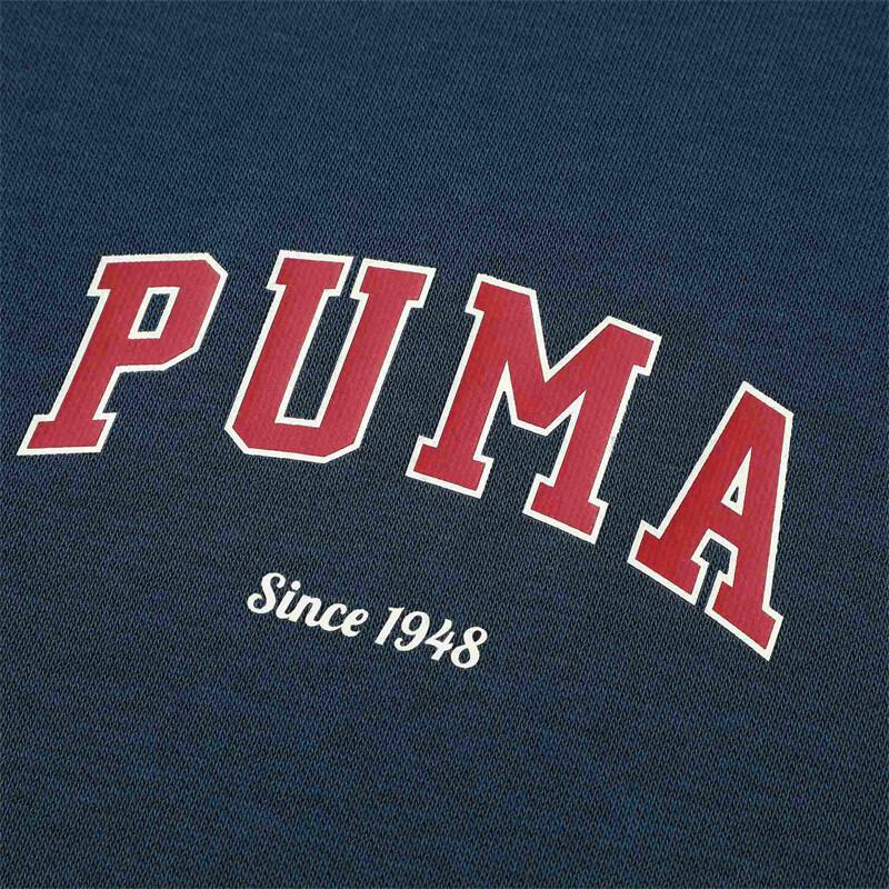 Puma Pánská baseballová bunda Varsity Track Vintage Casual s nápisem, jednořadá, s dlouhým rukávem, tmavě modrá 679341-16
