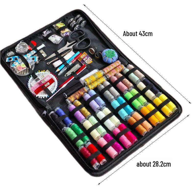 Portable Needle and Thread Kit - Home DIY Sewing Tool Set, Household Sewing Box