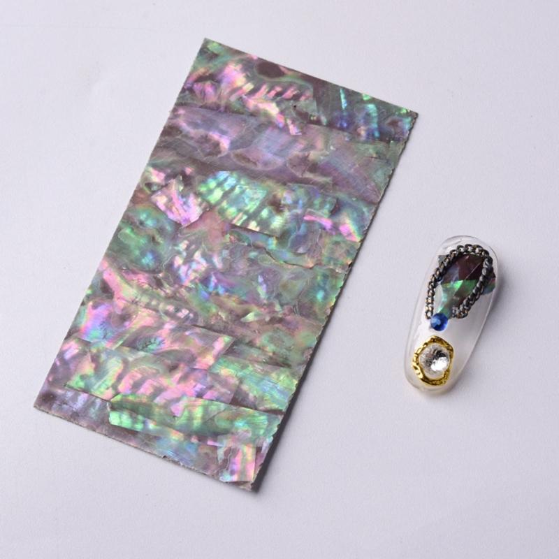 Abalone Shells Sticker Sheet Self Adhesive for Jewelry Making Craft Photo Album Phone Case Embellishment