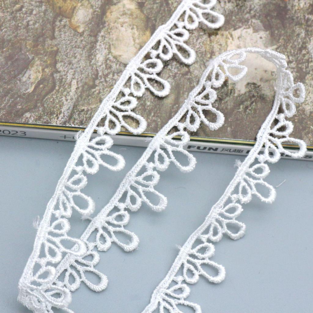 Water Soluble Polyester Light Silk Embroidery Lace Women'S Clothing Accessories Unilateral Non-Elastic Hollow Lace