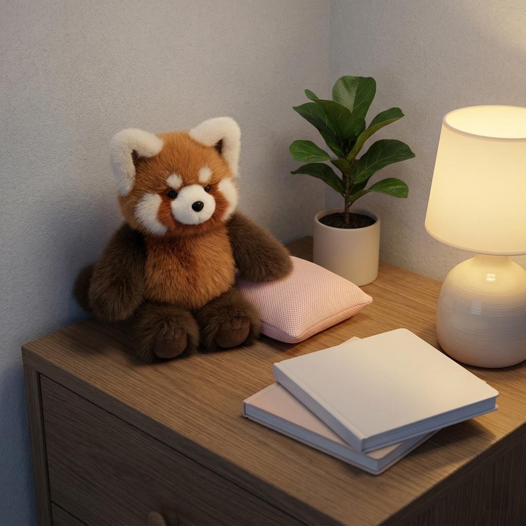 Red Bear Plush Toy | Rare Collectible | Animal Series: Red Bear