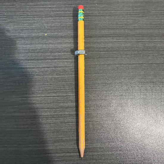 4/6/8 ks Matice Dekompresní Tužka Úleva od Stresu Závitová Dřevěná Tužka Školní Práce Úleva od Úzkosti Tichá Uklidňující Rotační Matice Fidget Tužka