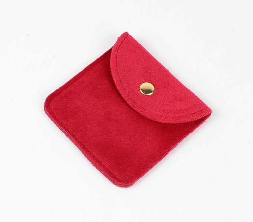 1/10 piece short plush jewelry packaging bag buckle bag ring earring bracelet necklace storage wedding party chic gift bag