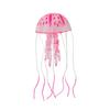 2 PCS Jellyfish Fish Tank Decorations, Soft Silicone Simulation Jellyfish Ornament With Vacuum Suction Cup, Fish Tank Jellyfish Glow Decorations For F
