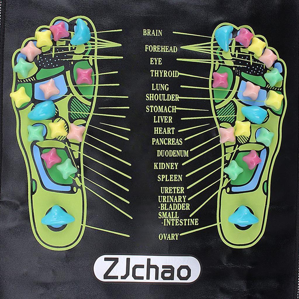 Walk Stone Foot Massage Mat Easy to Store Foldable Foot Massage Pad Cushion 170x35cm/66.9x13.8in