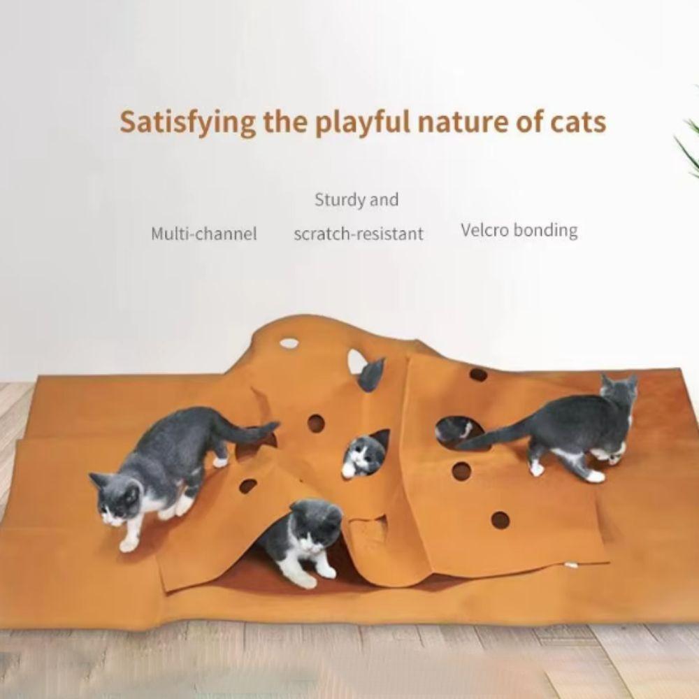 Anti-scratch Pet Toys Pad Felt Cloth Cat Scratching Pad Creative Cat Play Mat  Training Activit