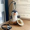 Dibujos Animados Lindo Pingüino Peluche Muñeca Juguetes Llavero Colgante Bolsa Adornos Colgantes Amuleto Mochila Llavero Femenino Regalo de Navidad Cumpleaños