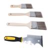 Angled Brushes with Paint Comb 2in 2.5in Short Long Handle Brushes for Painting Projects