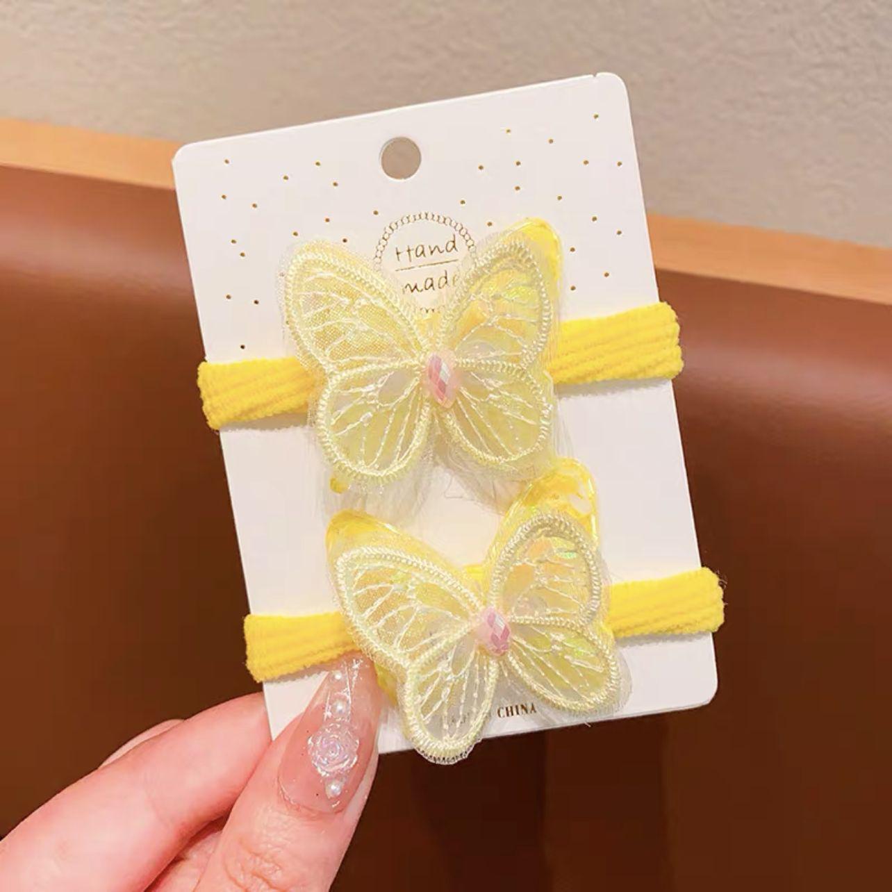 

Милые резинки для волос с бабочками - Эластичные и нежные для детских волос