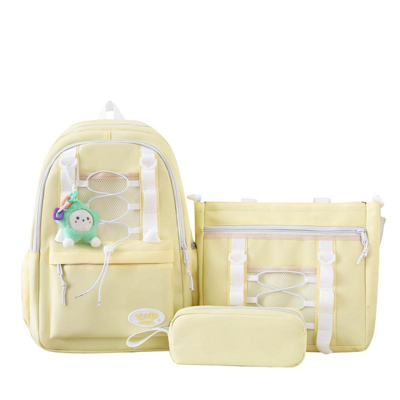 A Versatile Korean Backpack for Middle School Students with High Appearance Large Capacity Backpack for Girls