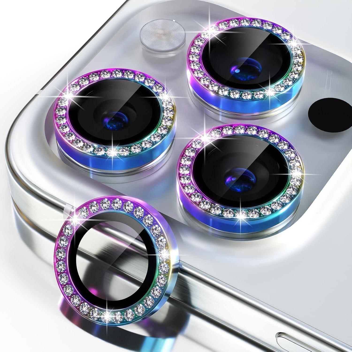 Rhinestone Eagle Eye Lens Protector for iPhone 16 Pro Max iPhone 17 Air [2 pieces with packaging]