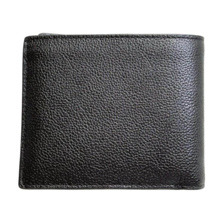 Coach 3 In 1 Wallet With 11 Credit Card Slots Smooth Calfskin Wallet Men Wallets Black CR911-BLK