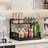 Kitchen Cabinet Sink Storage Rack Storage Rack Double Layer Pull-out Kitchen Seasoning Rack