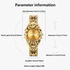 Unique Irregular Antique Claw Case Men Quartz Watch Alloy Strap Calendar Dial Hip Hop Punk Luxury Gold Wrist Clock For Gentleman