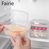 Cheese Dispensing Box Refrigerator Fruit Sealed Crisper Clamshell Butter Block Storage Box Onion Ginger Garlic Seasoning Storage Box Fairie