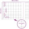 Ground Fix Welded Wire Fence 25 x 1 m (W x H)