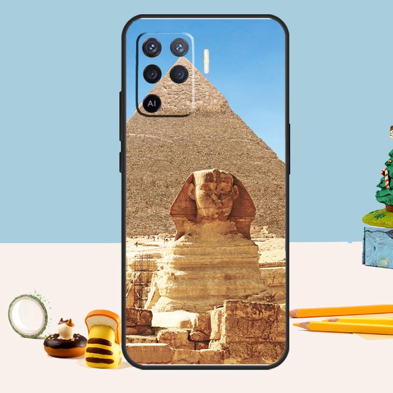 Egypt Pyramids Case For Oppo A80 A60 A40 A15 A16 A17 A57 A94 A74 A54 A76 A96 A18 A38 A58 A78 A98 A5 A6 Pro