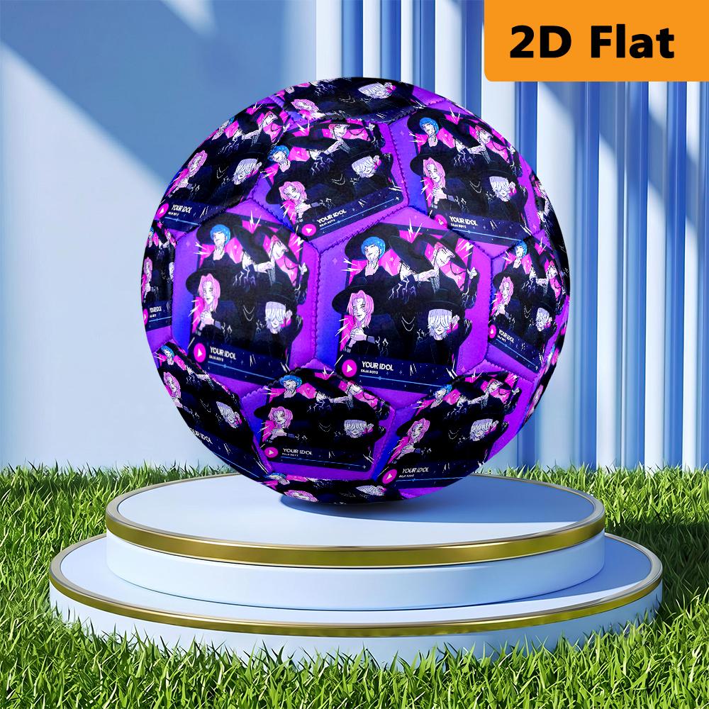 Kpop Demon Hunters Adventure Football Suitable For Both Training And Competition Outdoor Sports No 6 Football Wearresistant And Slipresistant