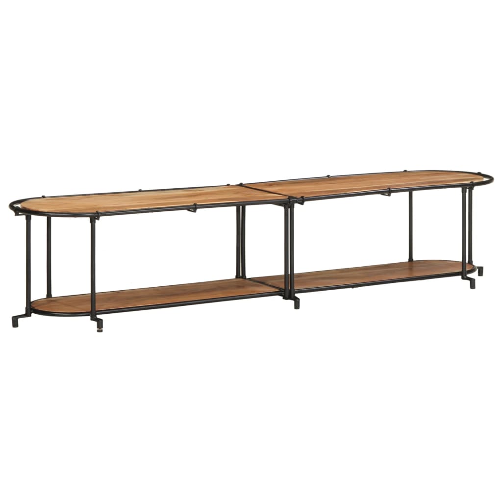 TV Stand 200 X 42 X 40 Cm Solid Acacia Wood