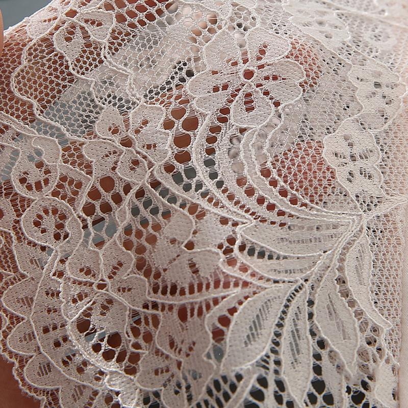Women's Large Size High Waist Mesh Lace Briefs Breathable Panties