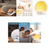 Led Sunrise Sunset Simulation Alarm Clock With Colorful Ambient Light For Relaxation