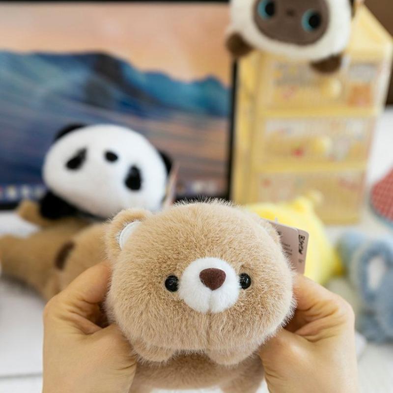 1 Piece Kawaii Stuffed Animal Kids Toy Table Doll Mouse Wrist Support Fluffy Rabbit Panda Otter Plush Wrist Rest Pad