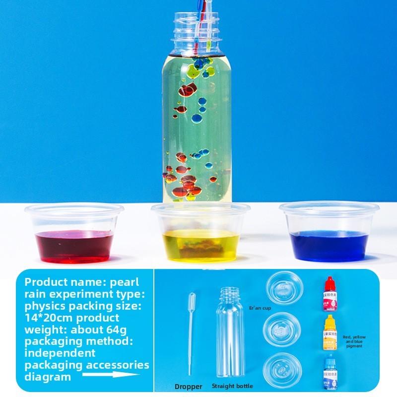 Kids Science Lab Materials Pack With Simulated Colorful Pearls And Milk Animation For Creativity And Learning