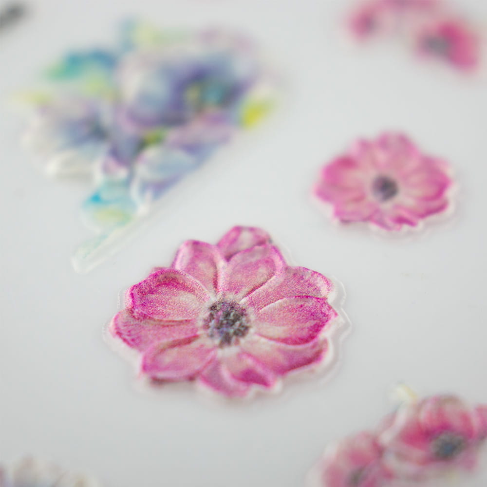 5D Self-Adhesive Nail Stickers Flowers No. 568