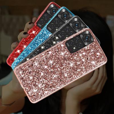 Luxus Bling Glitzer Handyhülle für Xiaomi Redmi Note 11 10 9 Pro 11S 10S 9S Poco X3 NFC Pro Weiche TPU-Abdeckung