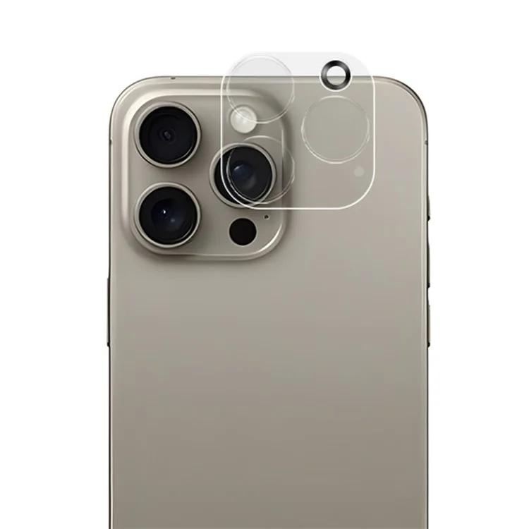 

RURIHAI For iPhone 16 Pro 3D Camera Lens Protector Anti-Scratch Rear Lens Film