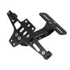 Motorcycle License Plate Bracket CNC Aluminium Alloy Universal Adjustable Motorcycle License Plate Holder Black