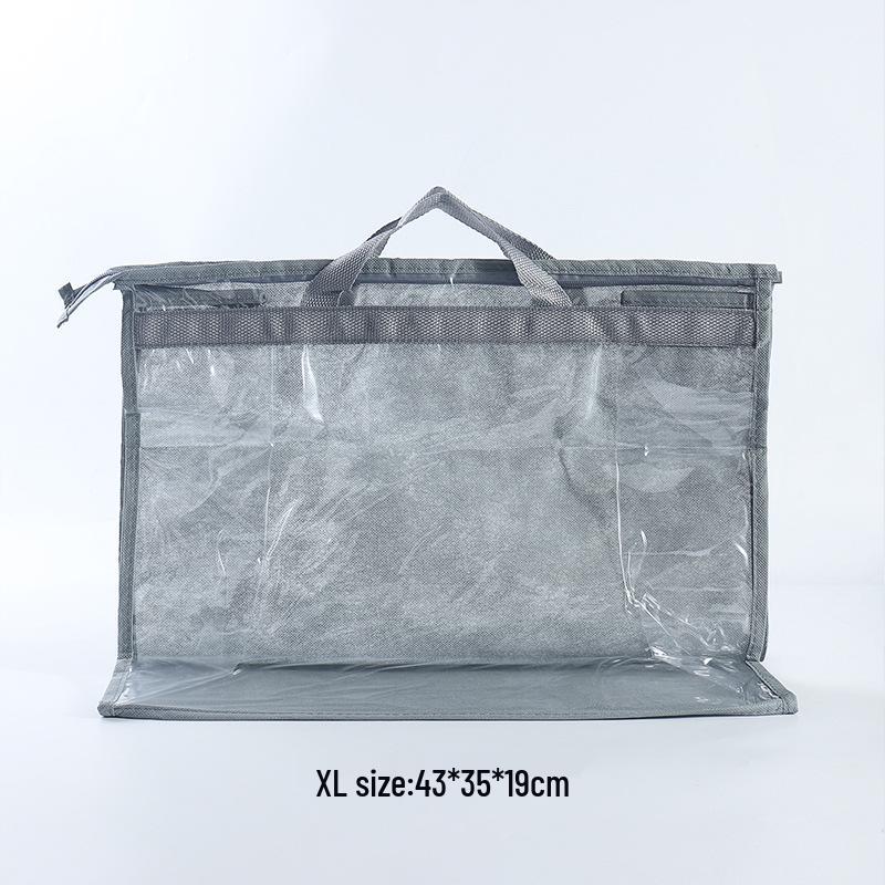 Transparente PVC-Staubschutzhülle zur Aufbewahrung von Handtaschen zum Aufhängen - Wasserdichter Lederbeutel-Schutz