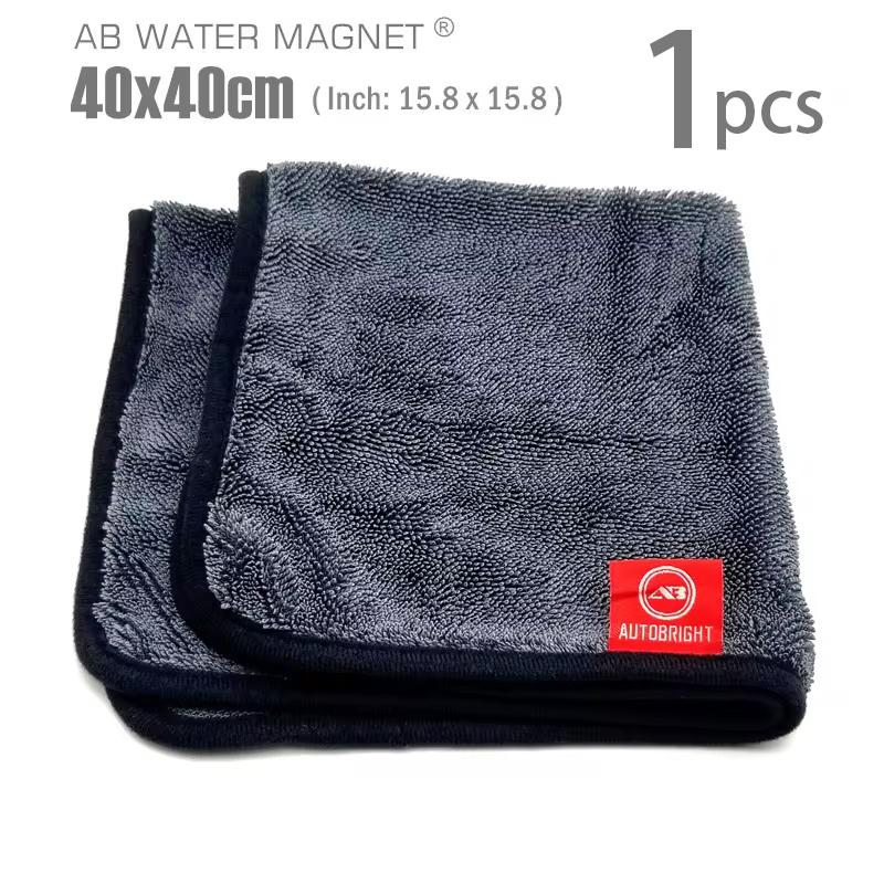 

AUTOBRIGHT Микрофибра 600 г/м2 Полотенце для сушки автомобиля Твист Салфетка премиум-класса Косичка Большая ткань Утолщенная Мягкая Профессиональная чистка автомобиля Superfine Fiber