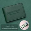 Men's Leather Dual Card Holder & Driving License Sleeve