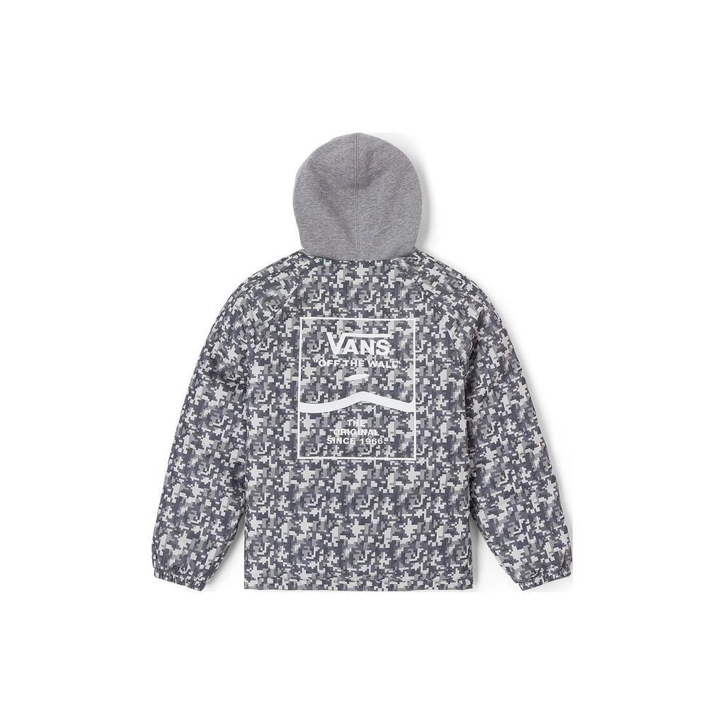 Vans Camouflage Hooded Jacket Warm Down Kids Jackets Gray VN000FE0CEN