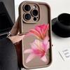 Lily Flower Case For Samsung Galaxy S21 S22 Ultra S21 Plus S20 FE A31 A51 A71 A53 A33 A73 A23 A50 A30 A70 A32 A72 A13 A04 A04E