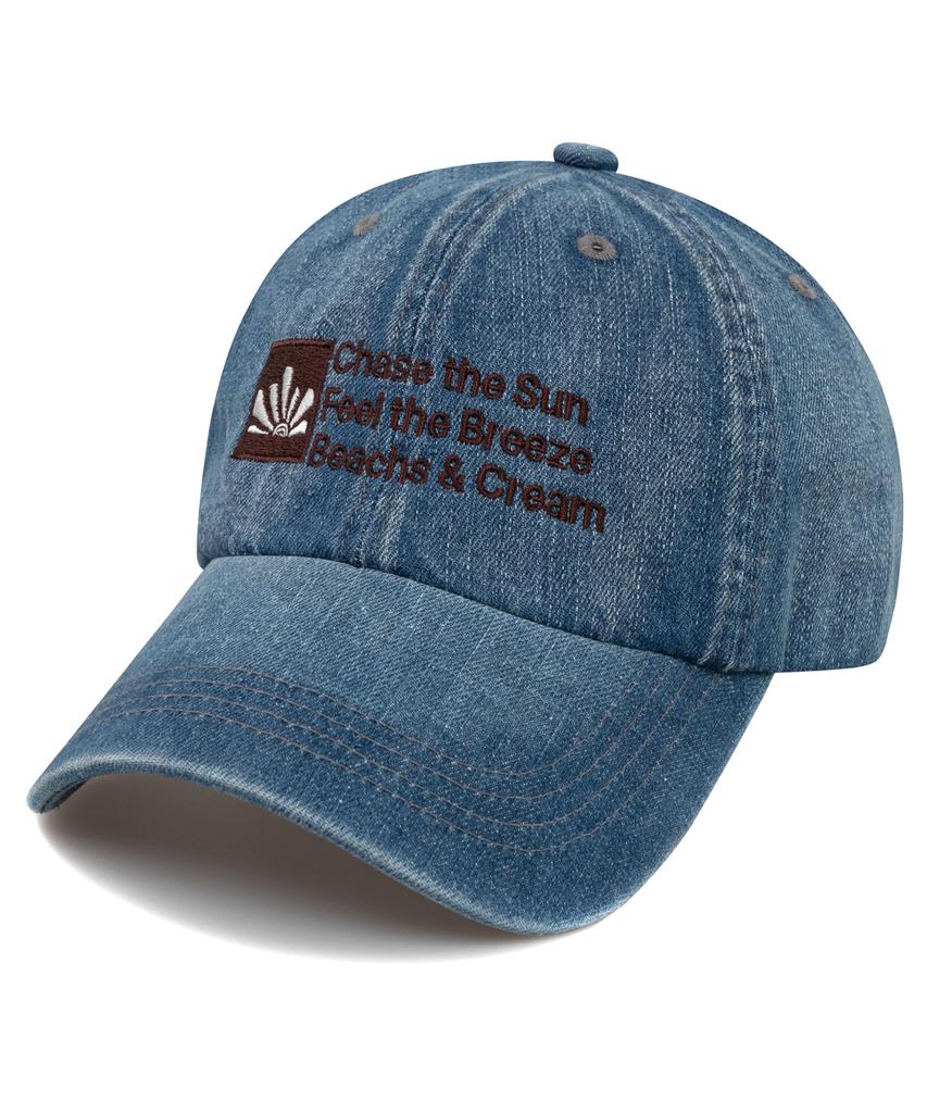 Bichiseuaenkeulim Chase The Sun Ball Cap-Light Blue[Denim]