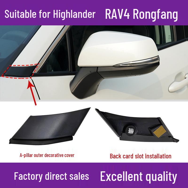 

Toyota RAV4/Wilanda A-Pillar Decorative Cover (2020-2025) Driver s Side Left - One piece