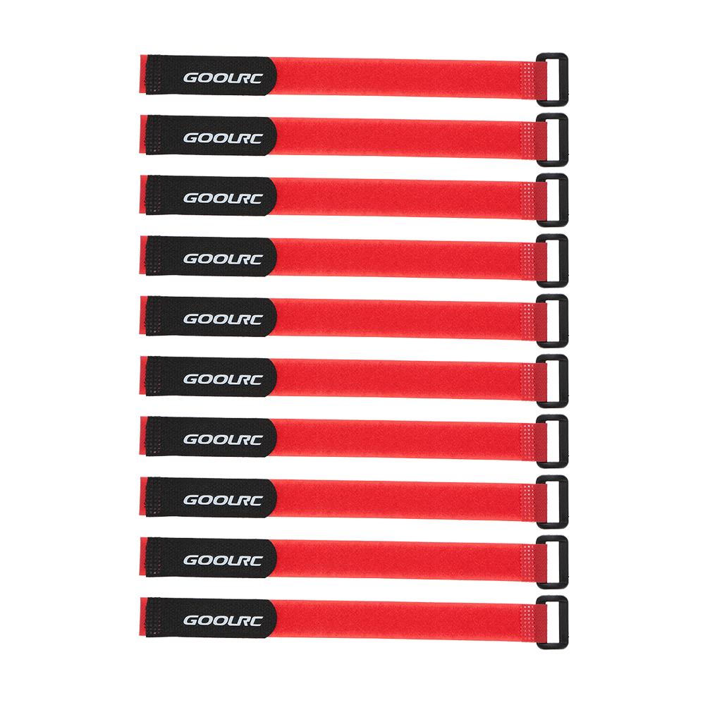 10Pcs GoolRC Strong RC Battery Antiskid Straps Battery Bands 285mm for RC Drone Helicopter and RC